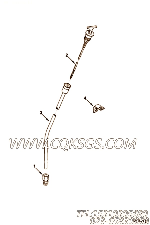 【油嘎管支持】康明斯CUMMINS柴油机的MP 4609 油嘎管支持