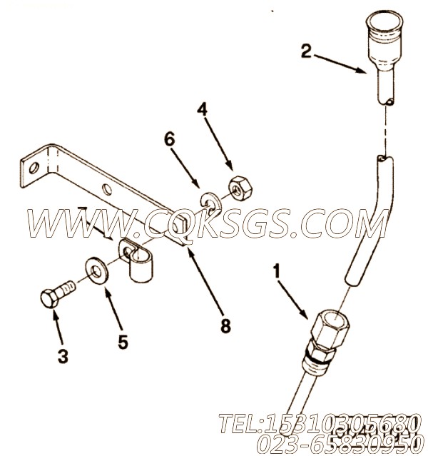 Tube, Oil Gauge