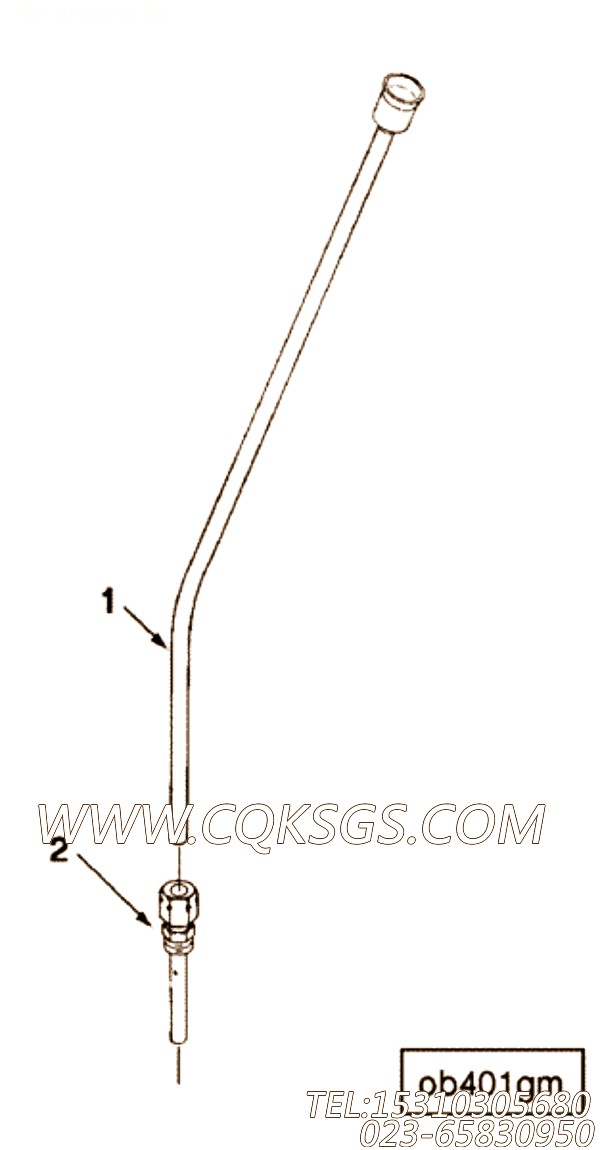 Tube, Oil Gauge