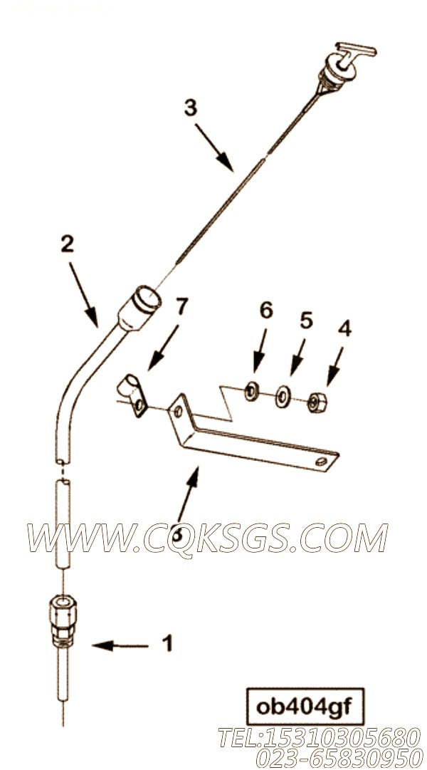 【油表管支架】康明斯CUMMINS柴油机的3200348 油表管支架