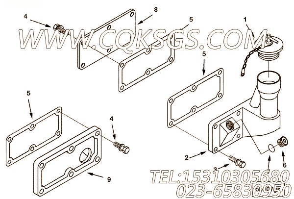 【指示标签】康明斯CUMMINS柴油机的4057590 指示标签