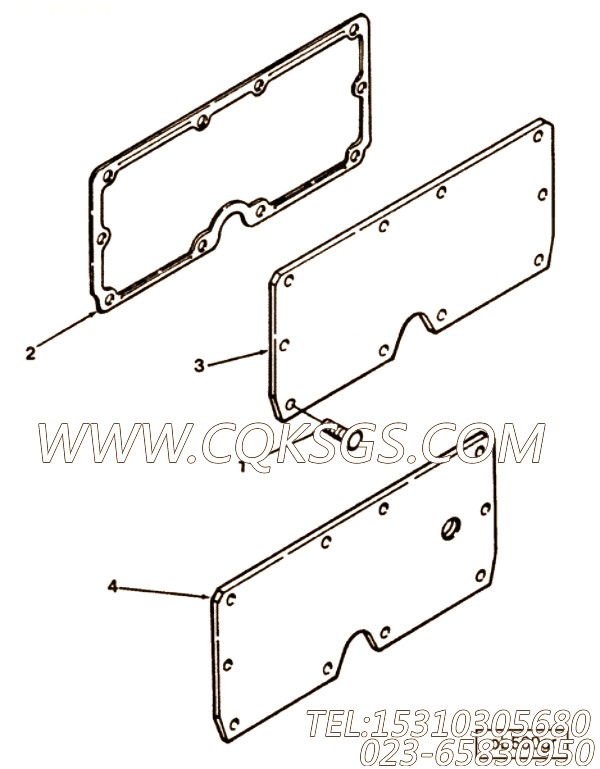 【手孔盖】康明斯CUMMINS柴油机的3058320 手孔盖