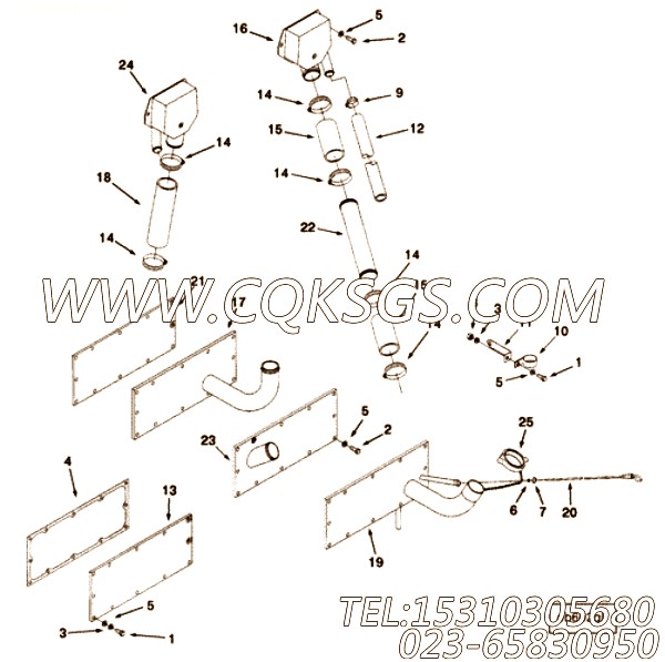 【油尺】康明斯CUMMINS柴油机的3628208 油尺