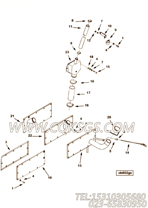 【油尺】康明斯CUMMINS柴油机的3178859 油尺
