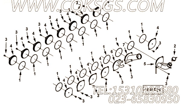 【手孔盖】康明斯CUMMINS柴油机的4065382 手孔盖