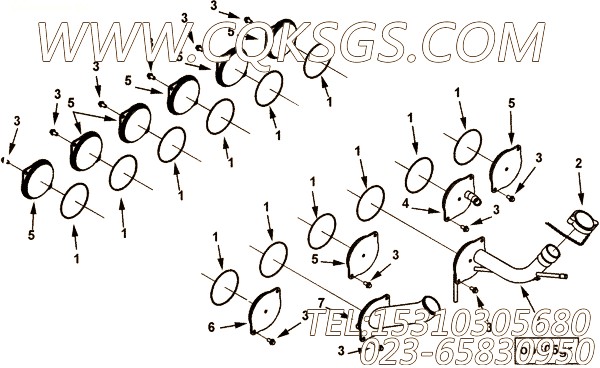 【手孔盖】康明斯CUMMINS柴油机的4016099 手孔盖