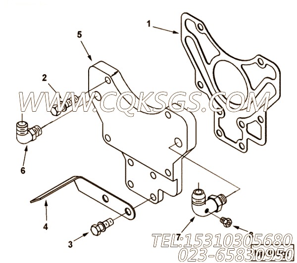【凸轮轴盖】康明斯CUMMINS柴油机的3076869 凸轮轴盖