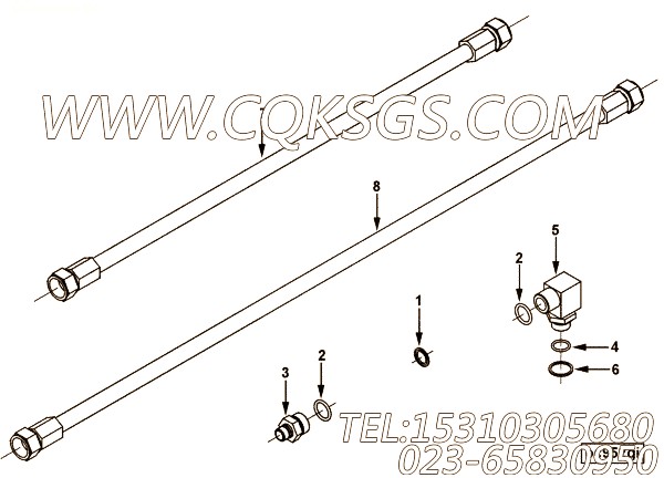 【密封垫圈】康明斯CUMMINS柴油机的4932731 密封垫圈