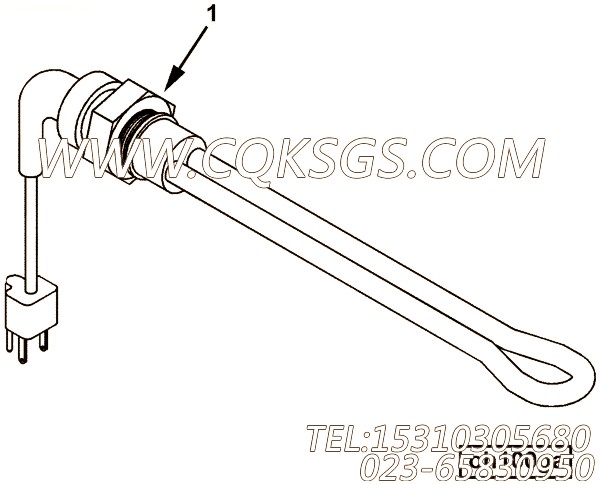 【发动机加热器】康明斯CUMMINS柴油机的3680963 发动机加热器