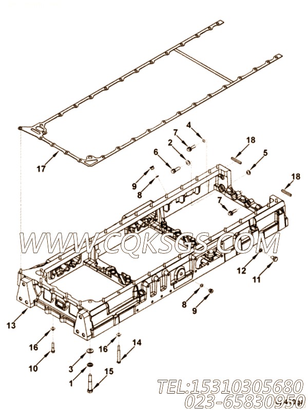 Gasket, Oil Pan Adapter