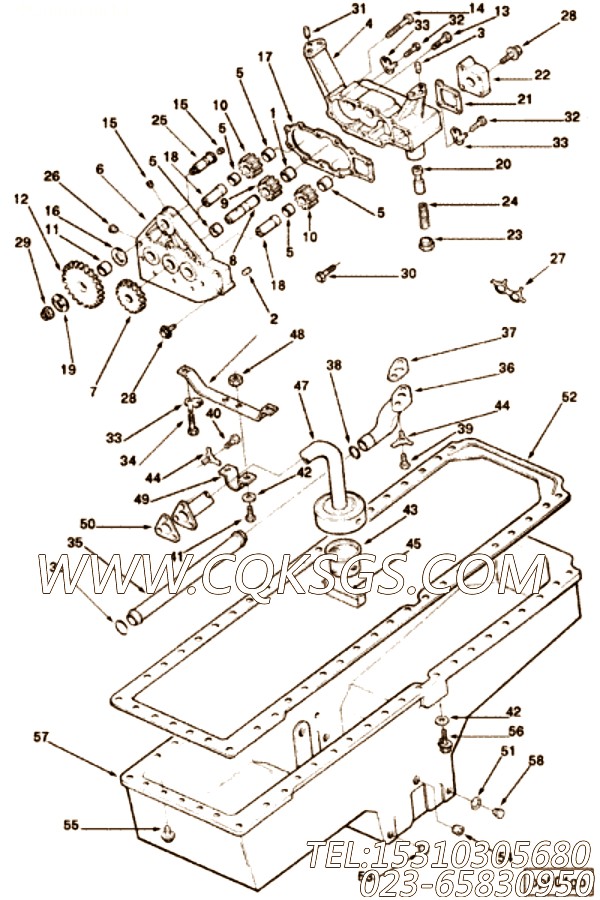 Gasket, Lub Oil Pump