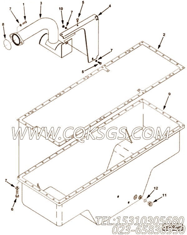 【油管支架】康明斯CUMMINS柴油机的3092248 油管支架