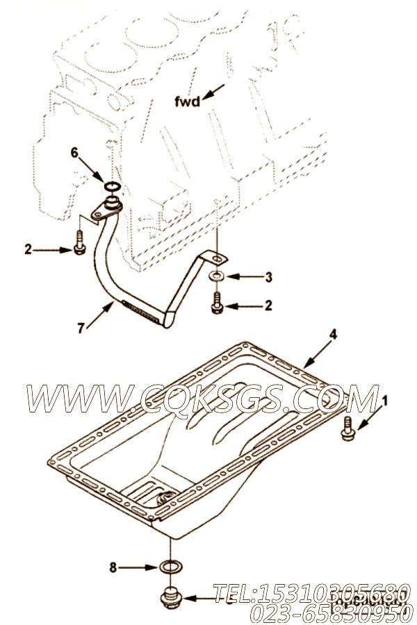【放油阀】康明斯CUMMINS柴油机的C6204215680 放油阀
