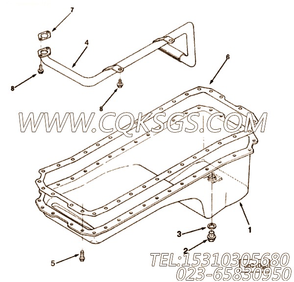 【吸油连接】康明斯CUMMINS柴油机的3911506 吸油连接