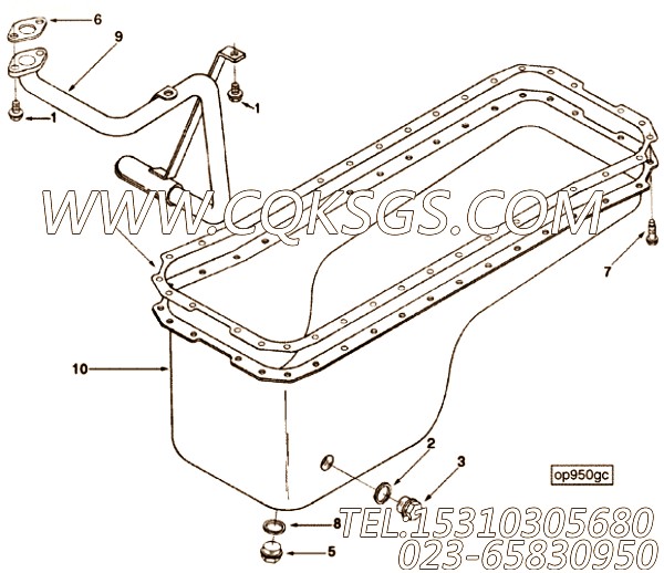 【吸油连接】康明斯CUMMINS柴油机的3923393 吸油连接