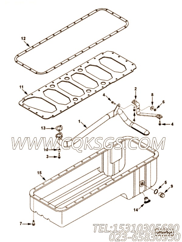 【管支撑】康明斯CUMMINS柴油机的3356711 管支撑