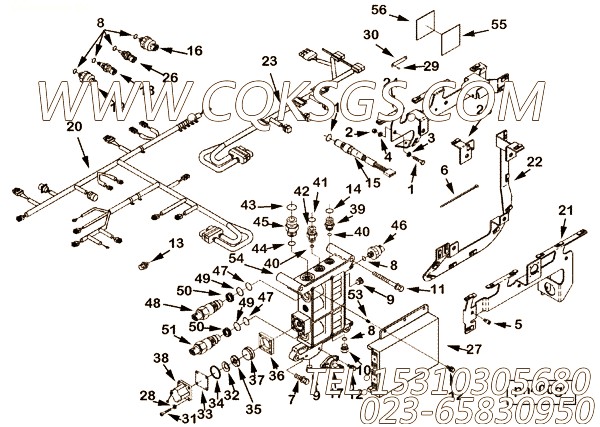 【电子控制模块】康明斯CUMMINS柴油机的3867401 电子控制模块
