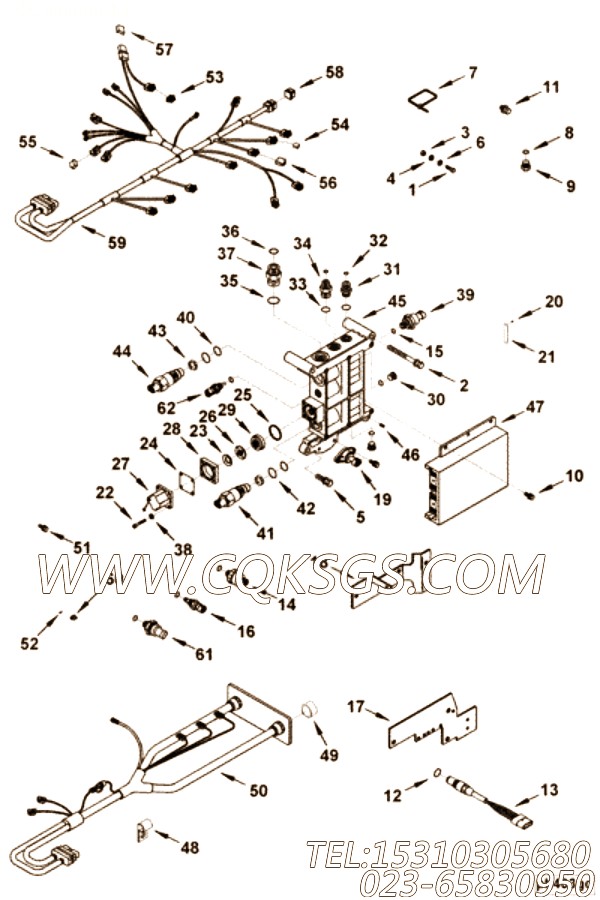 Retainer, Connector Wiring