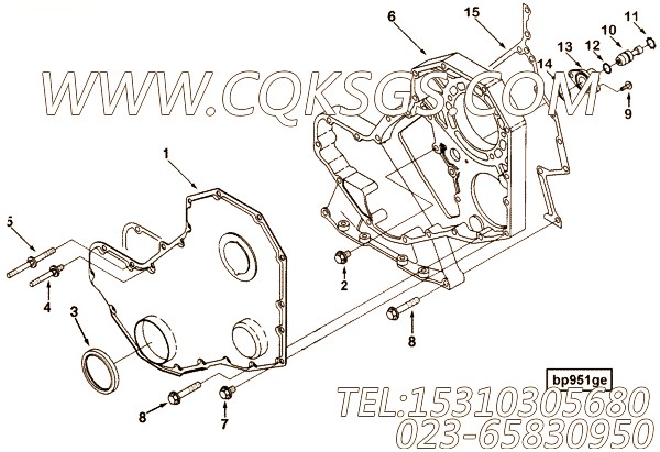 【六角法兰六角螺钉】康明斯CUMMINS柴油机的3920370 六角法兰六角螺钉
