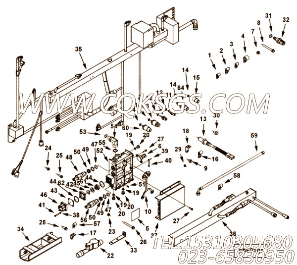 【ETR CNT MDL WRG线束】康明斯CUMMINS柴油机的4067050 ETR CNT MDL WRG线束