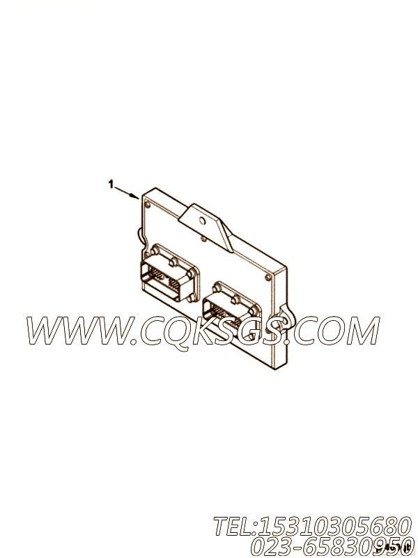 【电子控制模块】康明斯CUMMINS柴油机的2873667 电子控制模块