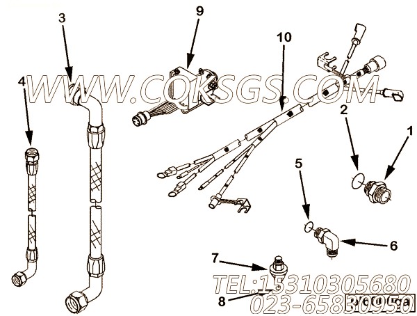 【止回阀】康明斯CUMMINS柴油机的3094375 止回阀
