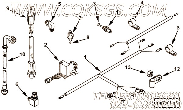 【卡箍】康明斯CUMMINS柴油机的3092688 卡箍