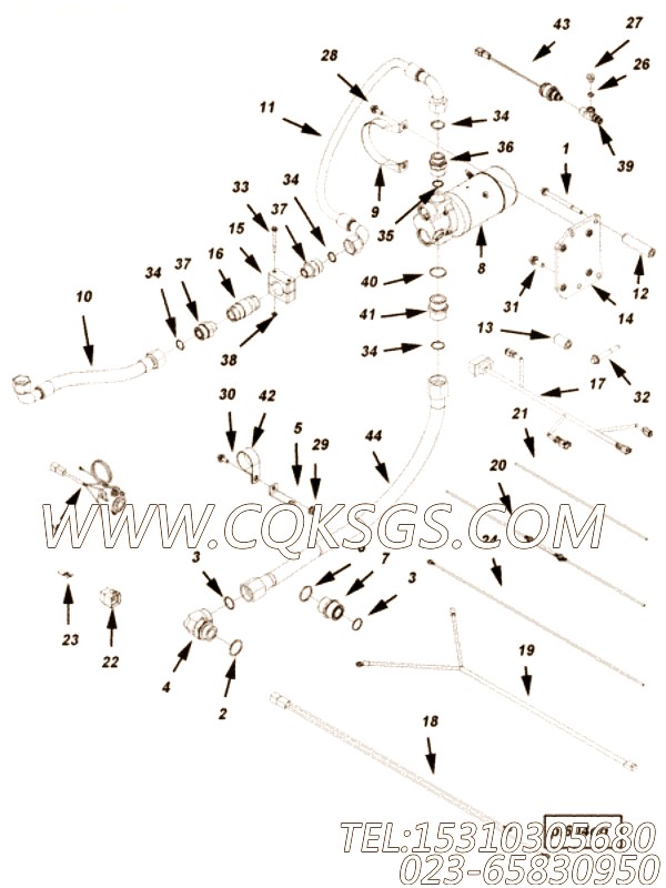 【安装垫片】康明斯CUMMINS柴油机的3641717 安装垫片