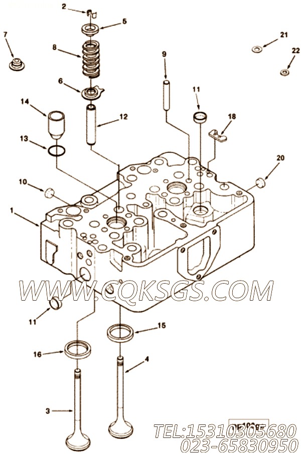 【气门弹簧磨损板】康明斯CUMMINS柴油机的212504 气门弹簧磨损板