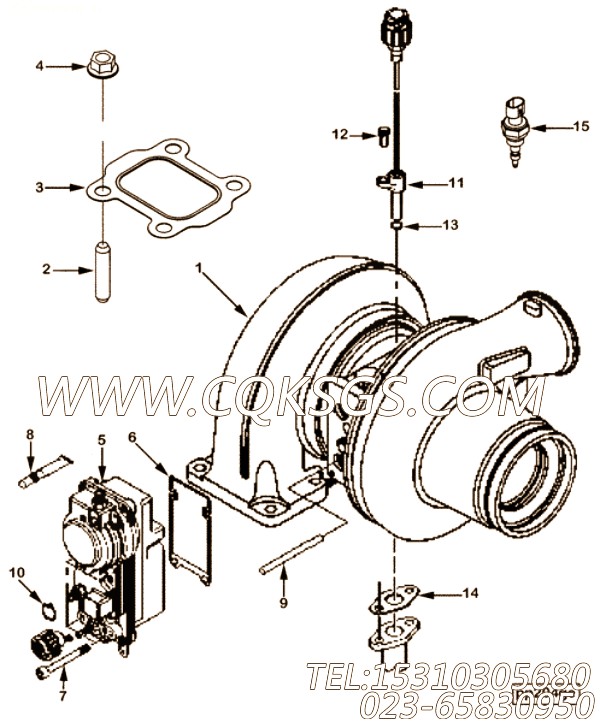 【套件和组件】康明斯CUMMINS柴油机的PP20079-06 套件和组件
