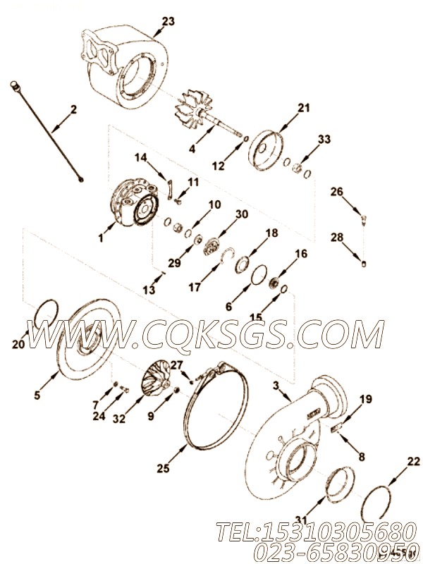涡轮增压器扩压器
