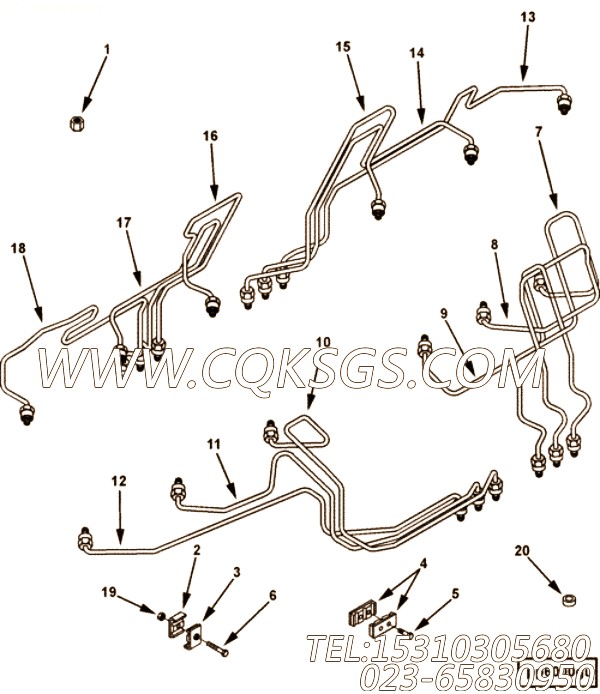 Tube, Injector Fuel Supply