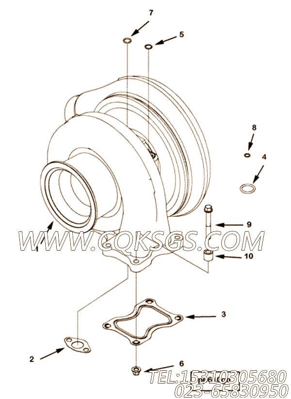 【套件和组件】康明斯CUMMINS柴油机的4956063 套件和组件
