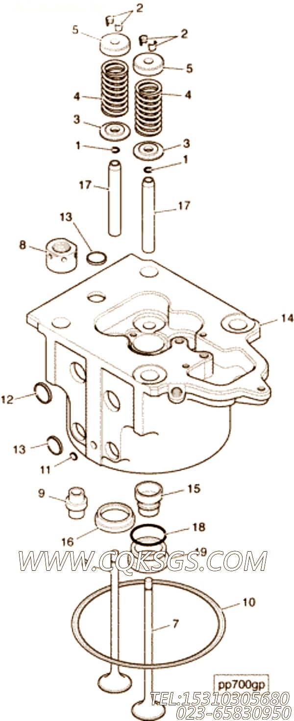 【Ø形密封圈】康明斯CUMMINS柴油机的3423800 Ø形密封圈