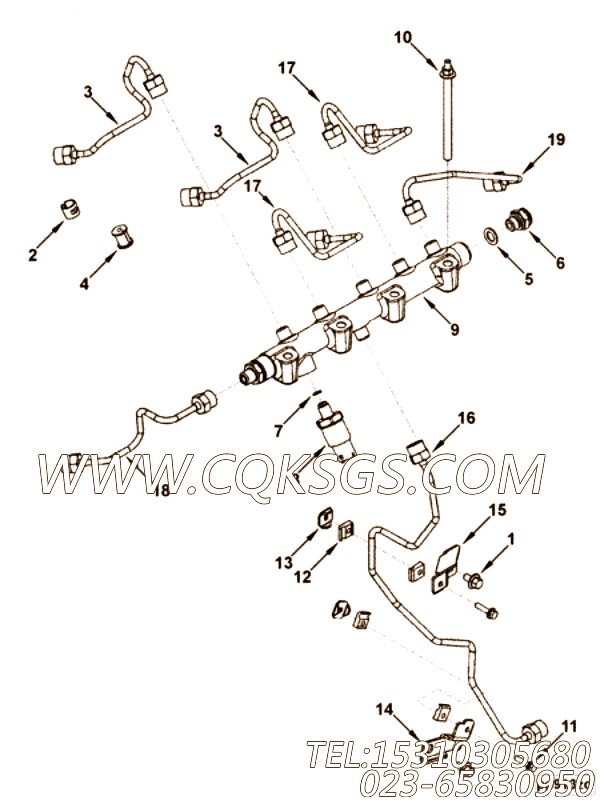 【六角法兰六角螺钉】康明斯CUMMINS柴油机的4897906 六角法兰六角螺钉