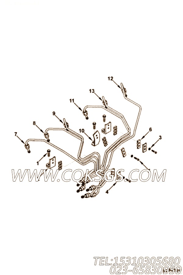 Tube, Injector Fuel Supply