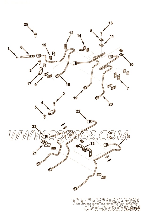 Tube, Injector Fuel Supply