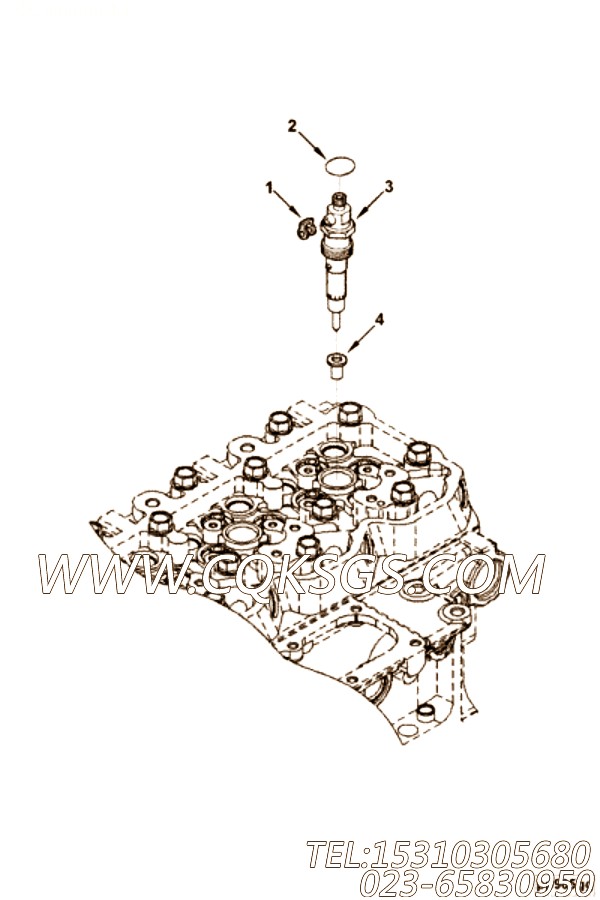 【喷油器】康明斯CUMMINS柴油机的3920084 喷油器
