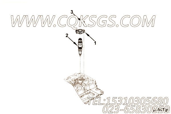 【发动机QSB4.5-G6的性能件组】 康明斯喷油器,参数及图片