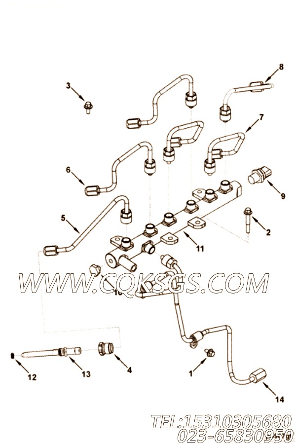 Tube, Fuel Supply