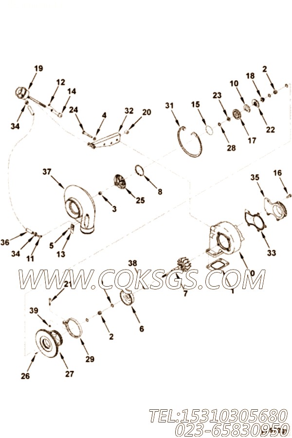 【软管】康明斯CUMMINS柴油机的3533711 软管