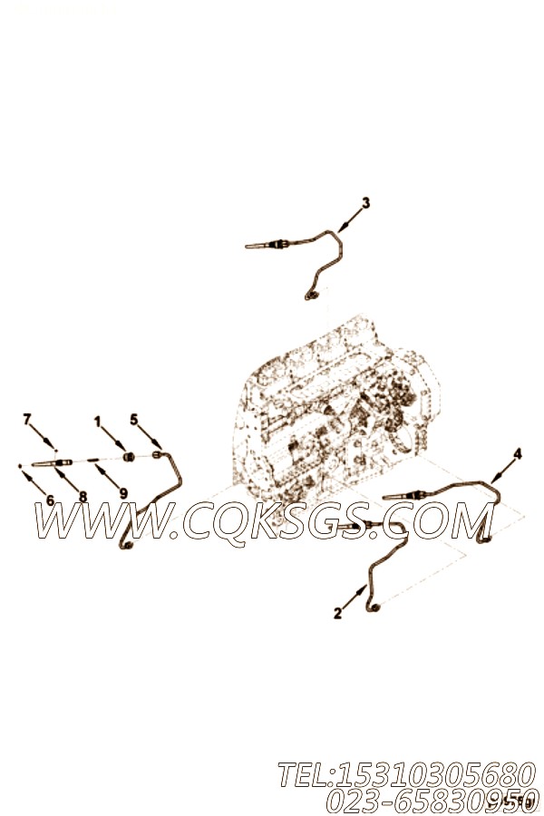 Tube, Injector Fuel Supply