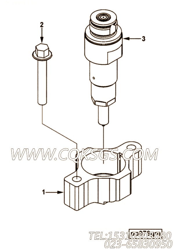 【喷油器】康明斯CUMMINS柴油机的4935675 喷油器