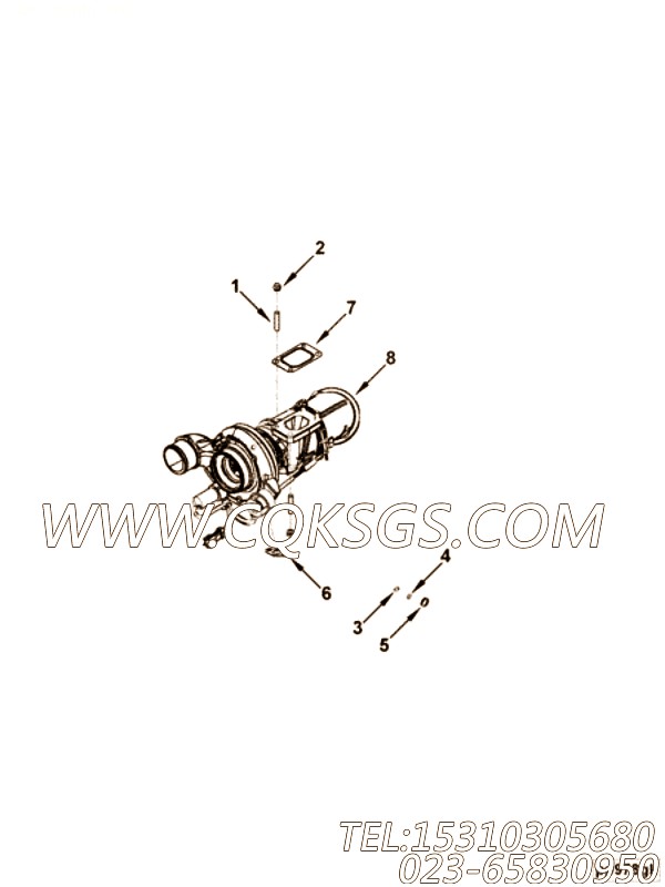 【套件和组件】康明斯CUMMINS柴油机的4089797 套件和组件