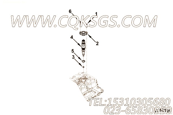 【喷油器】康明斯CUMMINS柴油机的3943989 喷油器