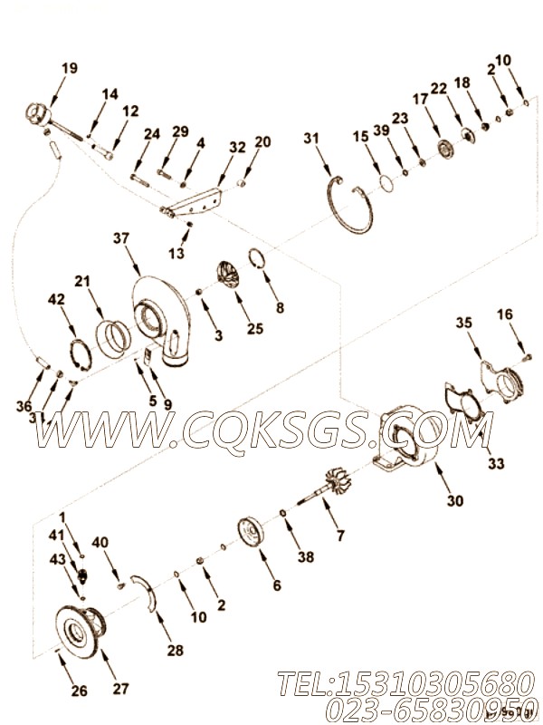 涡轮增压器组件