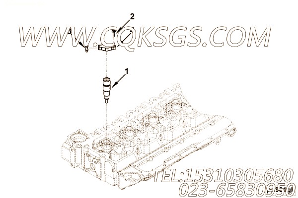 【喷油器】康明斯CUMMINS柴油机的3941340 喷油器