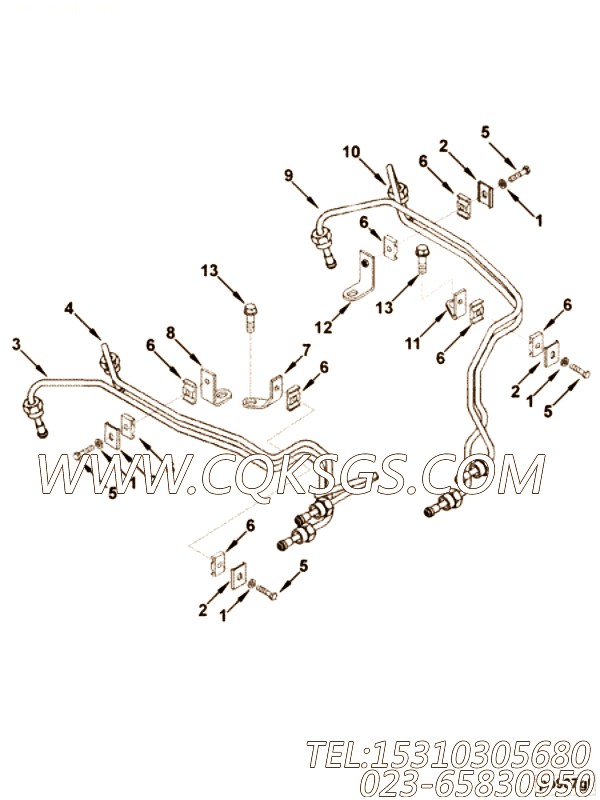 Tube, Injector Fuel Supply