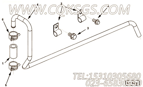 【六角法兰六角螺钉】康明斯CUMMINS柴油机的3093937 六角法兰六角螺钉