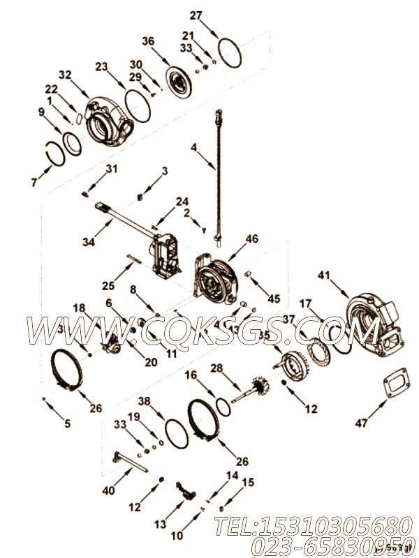 【磁感应】康明斯CUMMINS柴油机的4041922 磁感应